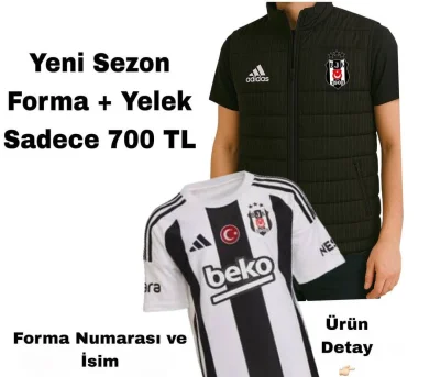 BEŞİKTAŞ Yeni Sezon Takım ve Şişme Yelek Seti 